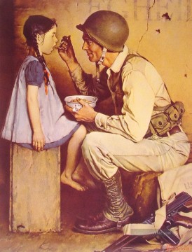 Norman Rockwell Werke - die amerikanische Art und Weise 1944 Norman Rockwell